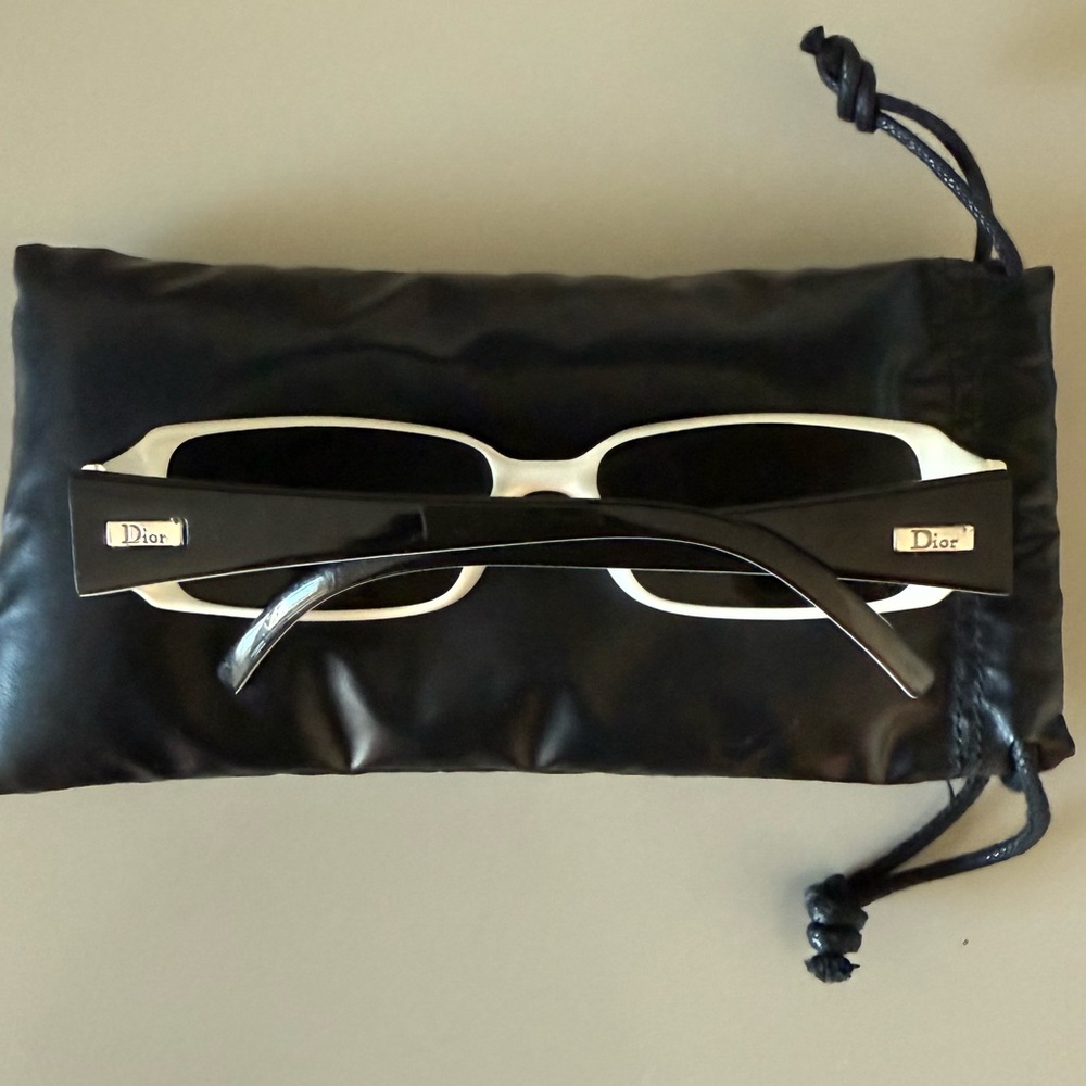 Vintage Dior Rectangular Sunglasses - image 3